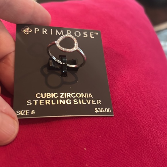 Primrose sterling silver cz ring new - Picture 7 of 7